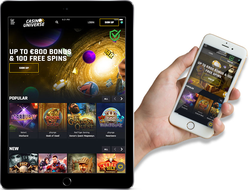 Ipad and Iphone Screenshots of Casino Universe
