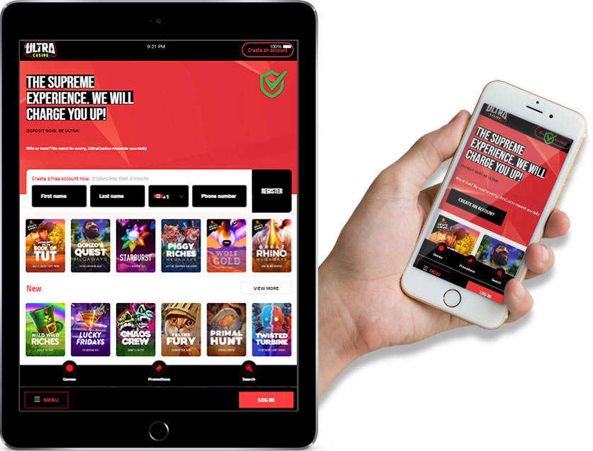 Ipad and Iphone Screenshots of Ultra Casino